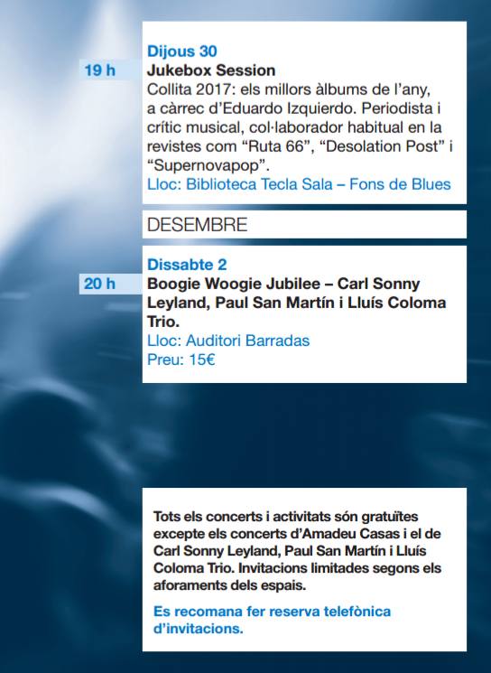 Cicle de Blues & Boogie 2017 - 5