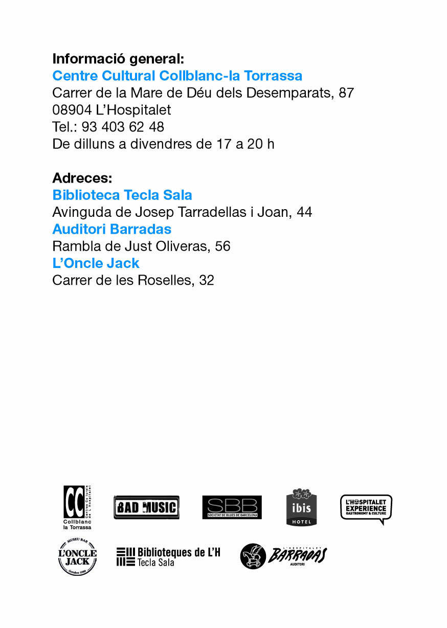 Cartell XIII Cicle Blues & Boogie 12
