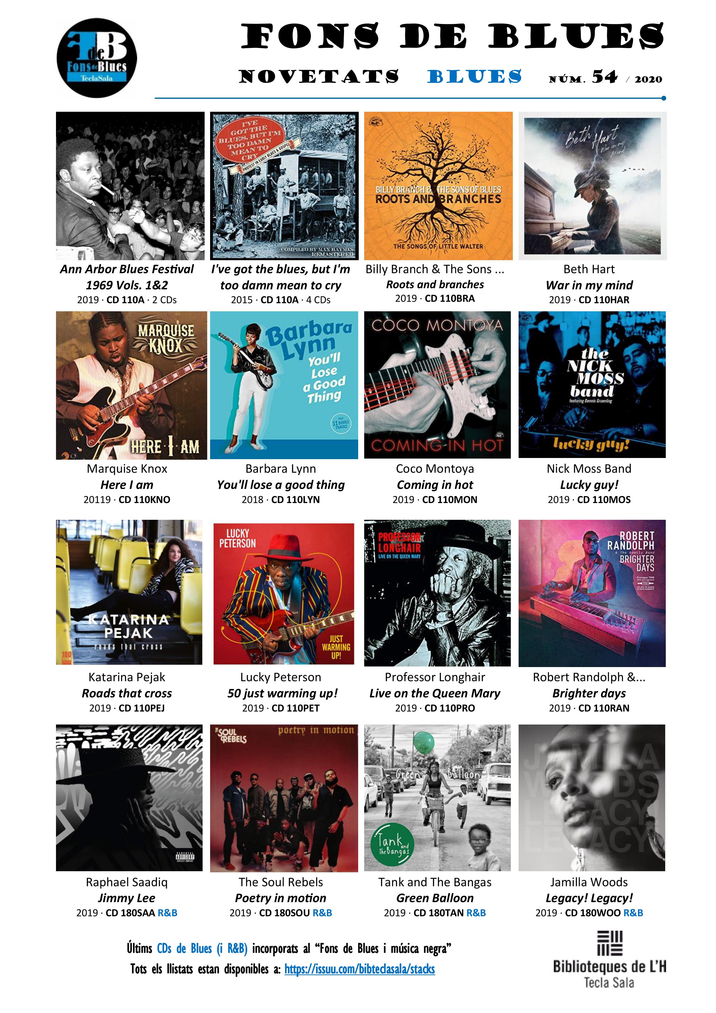Llistat Blues 54_Novetats Blues (i R&B) USA_2020