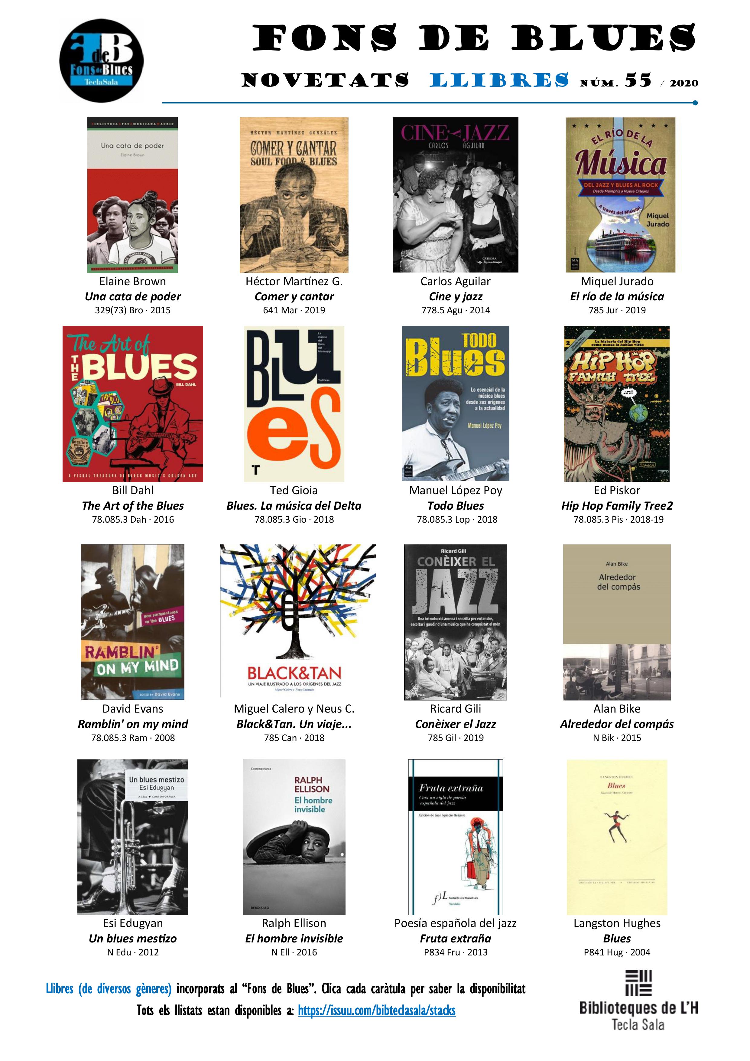 Llistat Blues 55_Llibres_2019