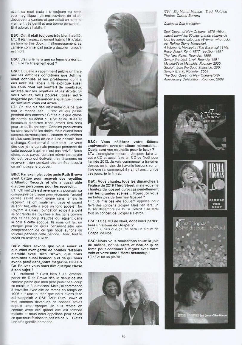 IRMA THOMAS 2 - BLUES & CO nº 63