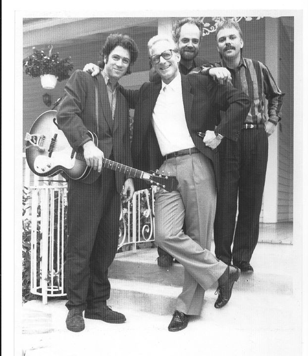 1989 The first Dan Electro & The Silvertones (Tomcat Blake, guitar, Mike Shannon, vocals and harmonica, Steve Simpson, bass, and Dennis Laak, drums)