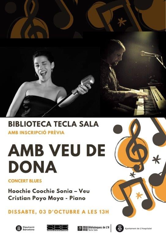 Concert biblioteca Tecla Sala Sònia i Cristian