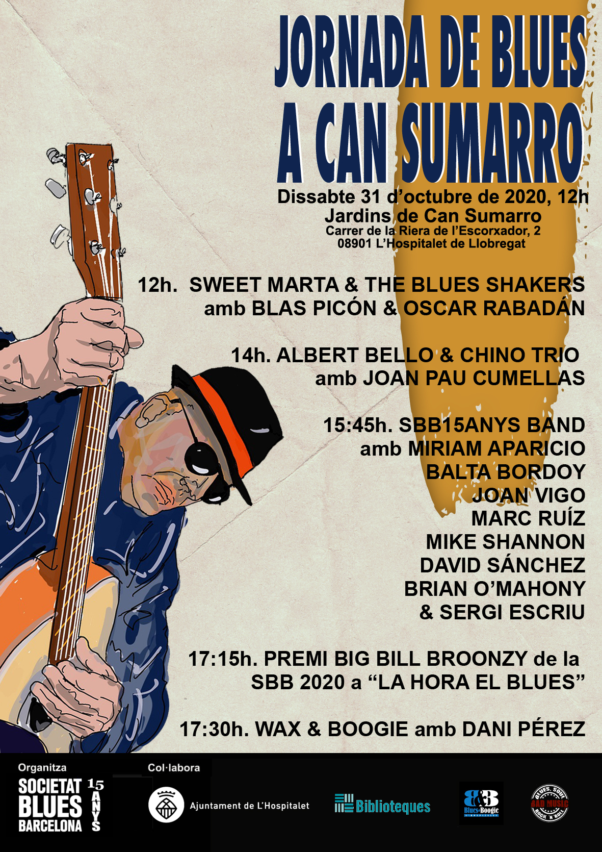 JORNADA DE BLUES A CAN SUMARRO CARTELL