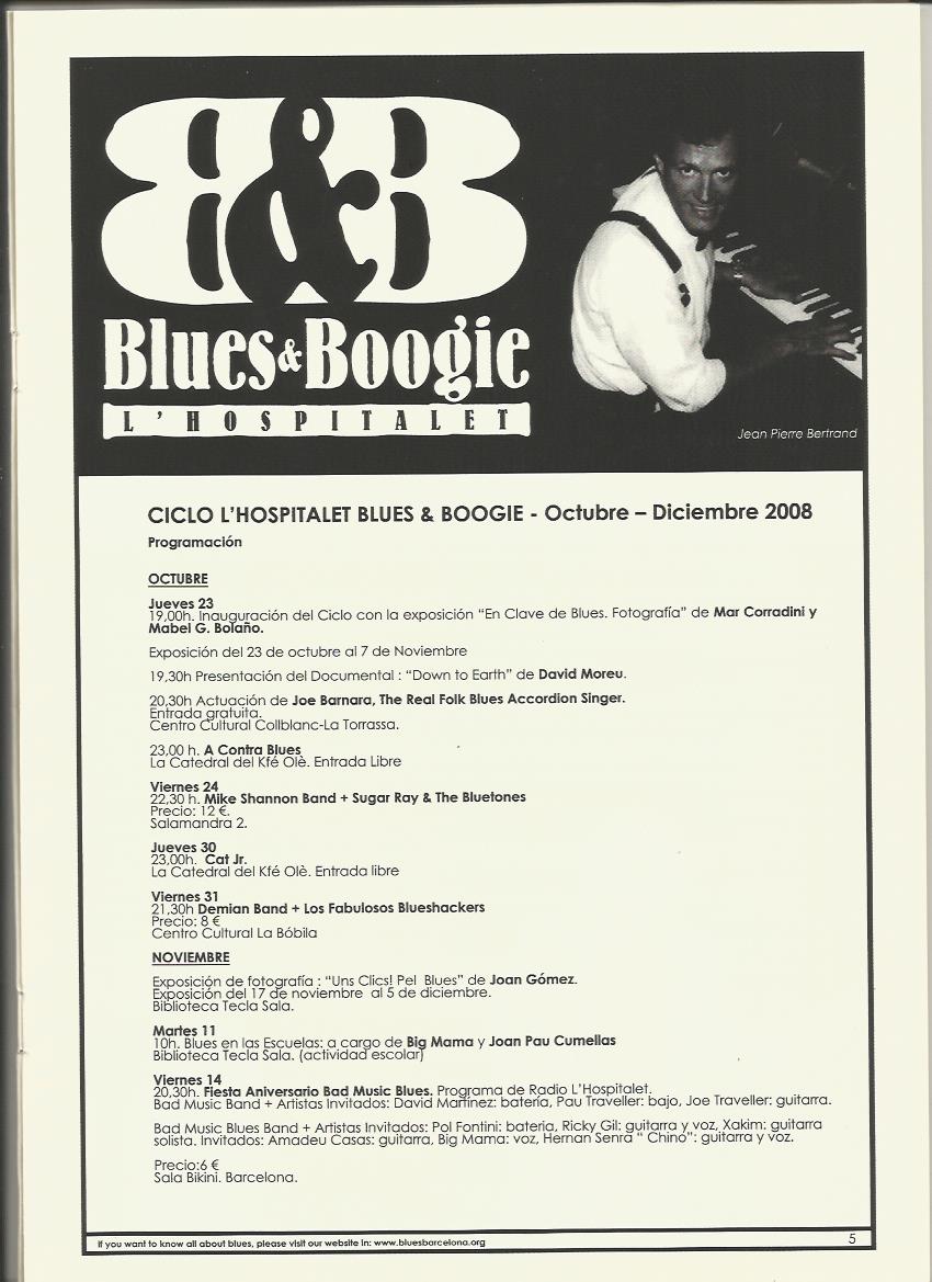 III Cicle Blues & Boogie Revista SBB n11, 2008 (1)