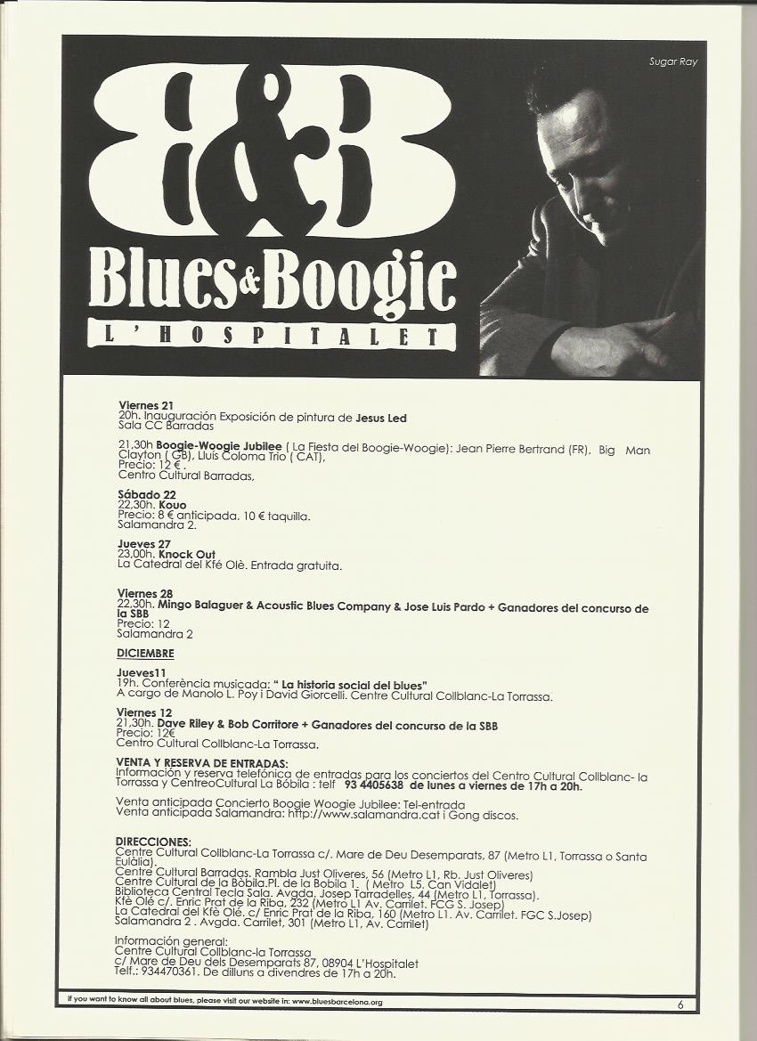 III Cicle Blues & Boogie Revista SBB n11, 2008 (2)