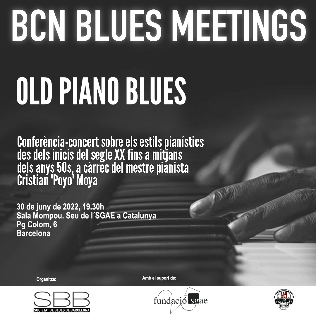 CARTELL BCNBLUESMEETINGS OLD PIANO BLUES