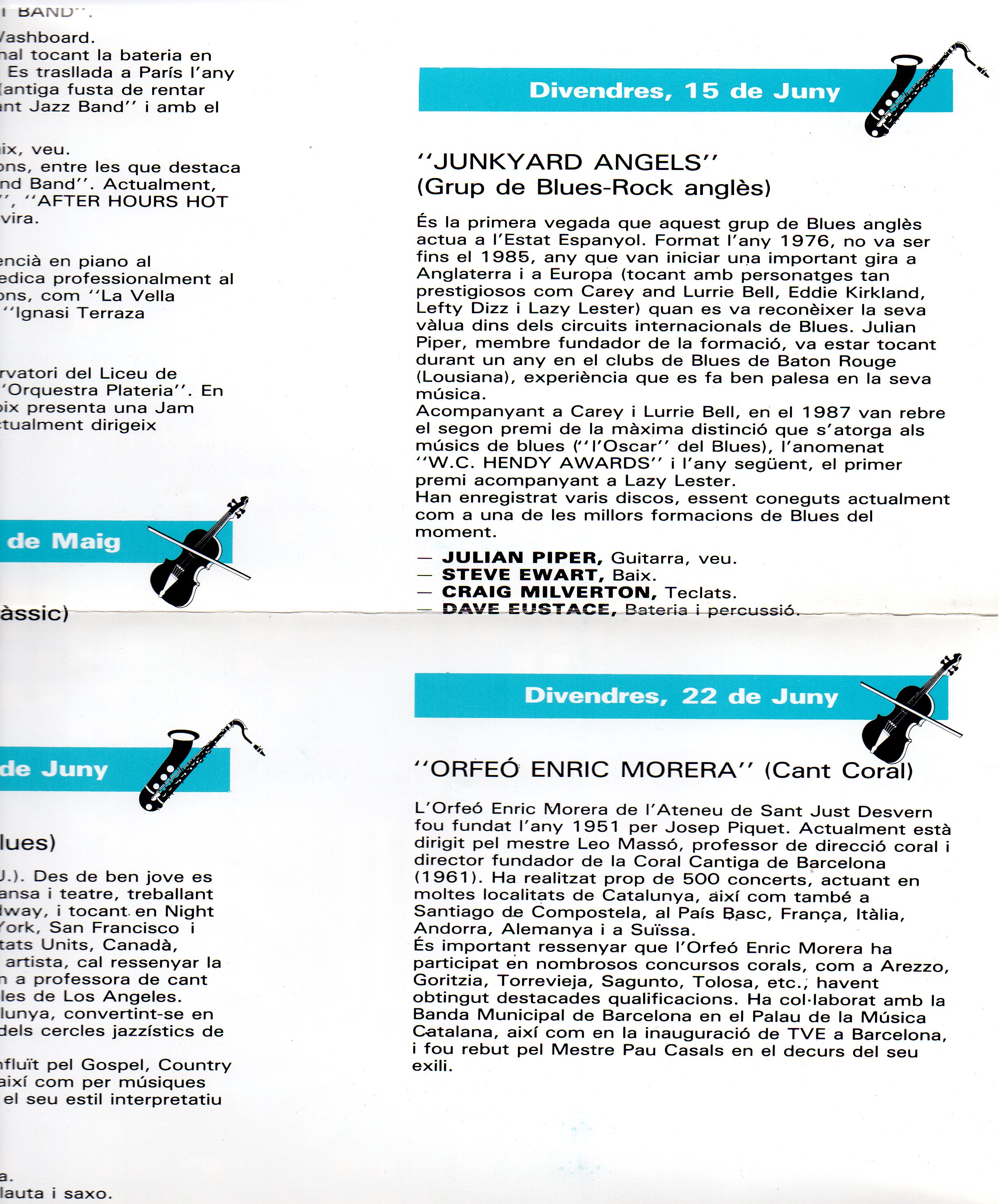 2-¬ edici+¦ Nits de M+¦sica 1990