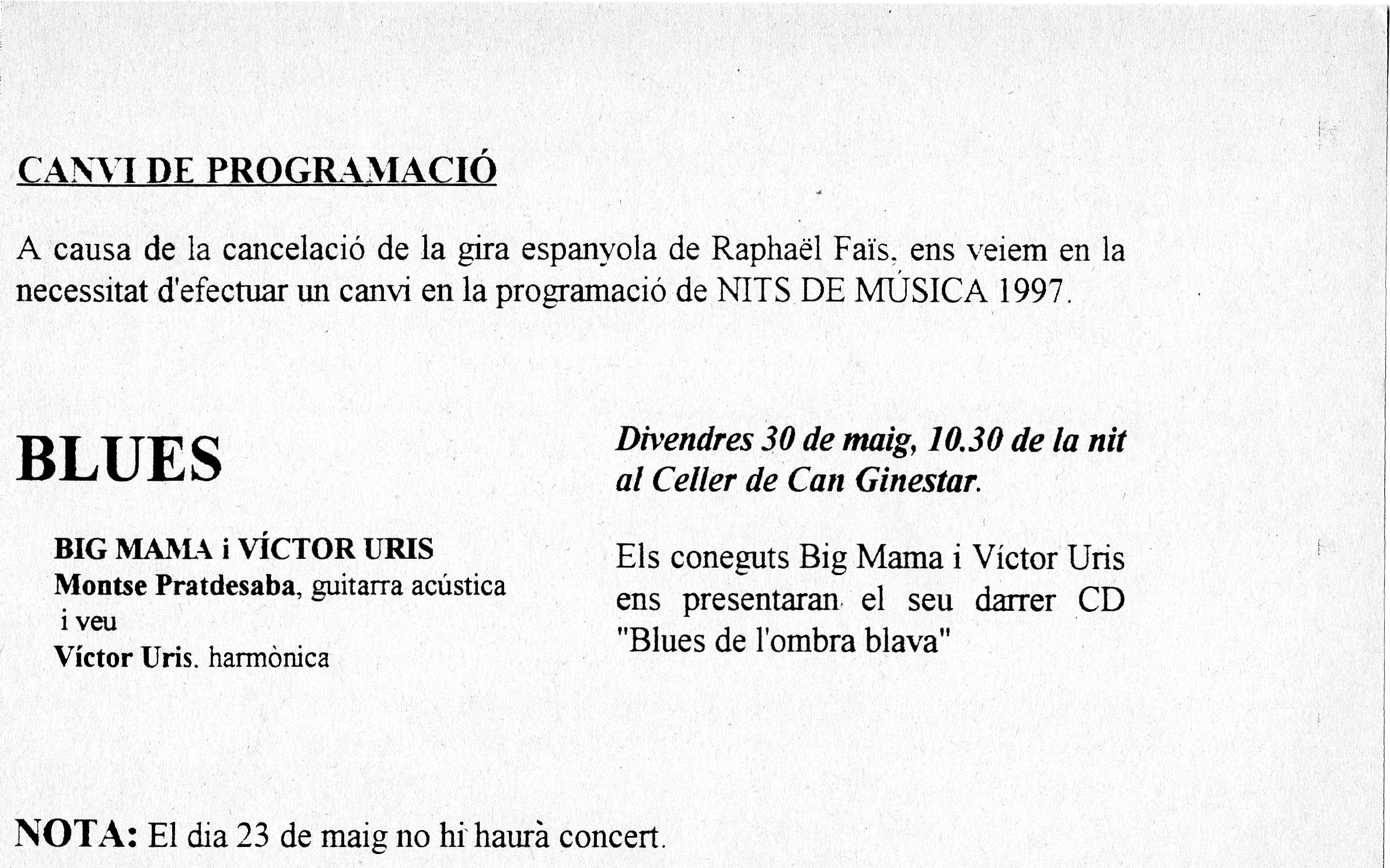 7-¬ edici+¦ Nits de M+¦sica 1997 (2)